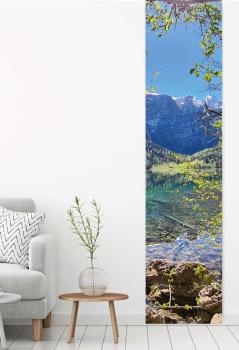 Preview: Flächenvorhang Bayernjuwel , Schiebevorhang, Schiebegardine, modern, 60 cm breit, 2,65 m hoch, 3 m hoch